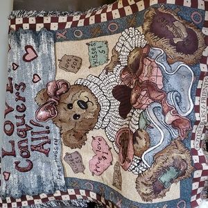 Boyds Bears Tapestry Throw